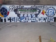 Foto: "bogota /mural atorrantes sc y distrito 13" Barra: Comandos Azules • Club: Millonarios • País: Colombia