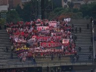 Foto: "LGARS en Medellín 2023" Barra: La Guardia Albi Roja Sur • Club: Independiente Santa Fe