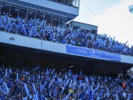 Foto: "El Estadio Hernando Siles pintado de celeste para el segundo clásico boliviano de este 2023" Barra: La Vieja Escuela • Club: Bolívar