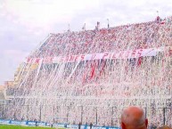 Foto: "Recibimiento en La Bombonera" Barra: Los Borrachos del Tablón • Club: River Plate
