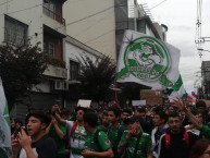 Foto: "Los hinchas de Temuco participando de las protestas contra el gobierno" Barra: Los Devotos • Club: Deportes Temuco