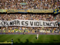 Foto: "AFAnar es violencia" Barra: Los Guerreros • Club: Rosario Central