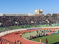 Foto: "28/8/2016 vs Club Deportes Antofagasta. Galería norte agotadas" Barra: Los Panzers • Club: Santiago Wanderers