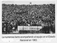 Foto: "Estadio Nacional 1963" Barra: Los Rojinegros • Club: Rangers de Talca