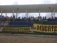 Foto: "En Popayán" Barra: Rebelión Auriverde Norte • Club: Real Cartagena