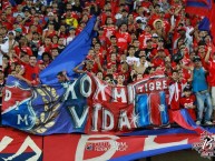 Foto: "DIM Y TIGRE SON MATADORES!!" Barra: Rexixtenxia Norte • Club: Independiente Medellín