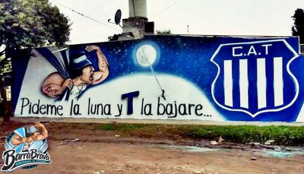 Grafitti de Talleres de Cordoba de Argentina basado en barrabrava.net. Un gran saludo para toda la gente futbolera!!!