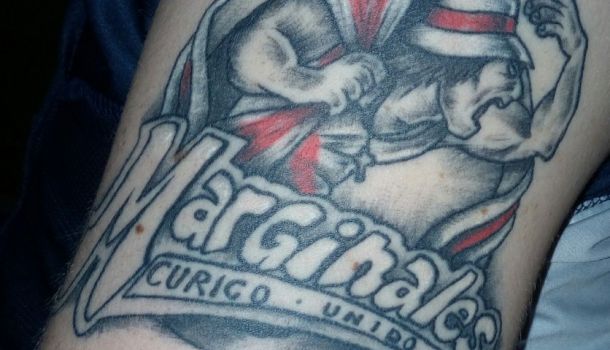 Tatuaje Barra Brava de Los Marginales â€¢ Curicó Unido â€¢ Chile