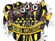 Desenho - Diseño - Arte - Dibujo de la Barra: Barra Amsterdam • Club: Peñarol • País: Uruguay