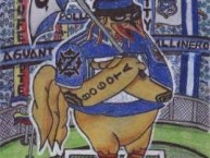 Desenho - Diseño - Arte - Dibujo de la Barra: Comandos Azules • Club: Millonarios