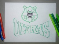 Desenho - Diseño - Arte - Dibujo de la Barra: Frente Radical Verdiblanco • Club: Deportivo Cali