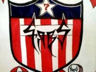 Desenho - Diseño - Arte - Dibujo de la Barra: Frente Rojiblanco Sur • Club: Junior de Barranquilla • País: Colombia