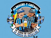 Desenho - Diseño - Arte - "Grêmio y Almagro" Dibujo de la Barra: Geral do Grêmio • Club: Grêmio