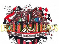 Desenho - Diseño - Arte - Dibujo de la Barra: La Famosa Banda de San Martin • Club: Chacarita Juniors