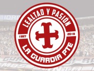 Desenho - Diseño - Arte - "LA GUARDIA PTE" Dibujo de la Barra: La Guardia Albi Roja Sur • Club: Independiente Santa Fe