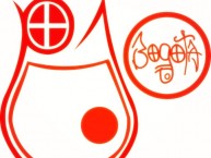Desenho - Diseño - Arte - "PARCHE DIEZ" Dibujo de la Barra: La Guardia Albi Roja Sur • Club: Independiente Santa Fe • País: Colombia