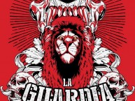 Desenho - Diseño - Arte - "LA GUARDIA ALBI-ROJA SUR" Dibujo de la Barra: La Guardia Albi Roja Sur • Club: Independiente Santa Fe
