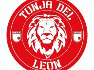 Desenho - Diseño - Arte - "TUNJA DEL LEON" Dibujo de la Barra: La Guardia Albi Roja Sur • Club: Independiente Santa Fe