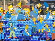 Desenho - Diseño - Arte - "Los Simpsons son de arica" Dibujo de la Barra: Los Bravos del Morro • Club: San Marcos de Arica
