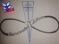 Desenho - Diseño - Arte - Dibujo de la Barra: Los Cruzados • Club: Universidad Católica