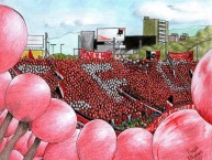 Desenho - Diseño - Arte - "POR: OSCAR OLIVARES" Dibujo de la Barra: Los Demonios Rojos • Club: Caracas • País: Venezuela