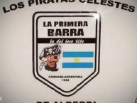 Desenho - Diseño - Arte - "LA PRIMERA BARRA" Dibujo de la Barra: Los Piratas Celestes de Alberdi • Club: Belgrano