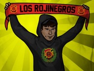 Desenho - Diseño - Arte - "Los Rojinegros - Rangers de Talca, Chile" Dibujo de la Barra: Los Rojinegros • Club: Rangers de Talca