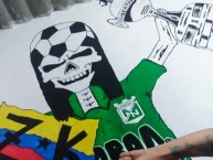 Desenho - Diseño - Arte - Dibujo de la Barra: Nación Verdolaga • Club: Atlético Nacional