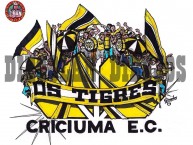 Desenho - Diseño - Arte - Dibujo de la Barra: Os Tigres • Club: Criciúma