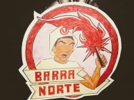 Desenho - Diseño - Arte - "Ventura U norte" Dibujo de la Barra: Trinchera Norte • Club: Universitario de Deportes • País: Peru