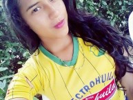 Hincha - Tribunera - Chica - Fanatica de la Barra: Alta Tensión Sur • Club: Atlético Huila • País: Colombia