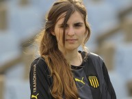 Hincha - Tribunera - Chica - Fanatica de la Barra: Barra Amsterdam • Club: Peñarol • País: Uruguay