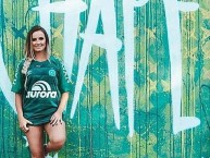 Hincha - Tribunera - Chica - Fanatica de la Barra: Barra da Chape • Club: Chapecoense