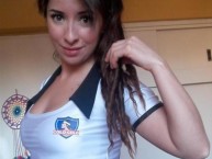 Hincha - Tribunera - Chica - Fanatica de la Barra: Garra Blanca • Club: Colo-Colo • País: Chile