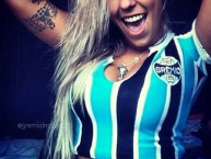 Hincha - Tribunera - Chica - Fanatica de la Barra: Geral do Grêmio • Club: Grêmio