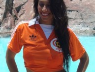 Hincha - Tribunera - Chica - Fanatica de la Barra: Huracan Naranja • Club: Cobreloa • País: Chile