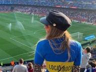 Hincha - Tribunera - Chica - "Bostera en el Camp Nou de Barcelona" Fanatica de la Barra: La 12 • Club: Boca Juniors • País: Argentina