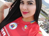 Hincha - Tribunera - Chica - Fanatica de la Barra: La Banda Tricolor • Club: Deportivo Pasto • País: Colombia