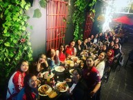 Hincha - Tribunera - Chica - "Comite femenino LGARS" Fanatica de la Barra: La Guardia Albi Roja Sur • Club: Independiente Santa Fe
