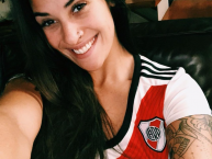 Hincha - Tribunera - Chica - "Ivana Nadal" Fanatica de la Barra: Los Borrachos del Tablón • Club: River Plate • País: Argentina