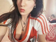 Hincha - Tribunera - Chica - Fanatica de la Barra: Los Borrachos del Tablón • Club: River Plate • País: Argentina