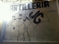 Mural - Graffiti - Pintada - Mural de la Barra: Artilleria Norte • Club: José Gálvez