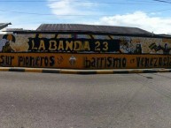 Mural - Graffiti - Pintada - "La banda 23 - Los pioneros del barrismo en Venezuela" Mural de la Barra: Avalancha Sur • Club: Deportivo Táchira