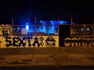 Mural - Graffiti - Pintada - "ZONA 16 COMANDOS AZULES" Mural de la Barra: Comandos Azules • Club: Millonarios