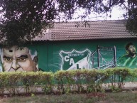 Mural - Graffiti - Pintada - Mural de la Barra: Frente Radical Verdiblanco • Club: Deportivo Cali