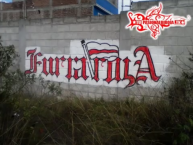 Mural - Graffiti - Pintada - "Furia Roja-Tecnico Universitario" Mural de la Barra: Furia Roja • Club: Técnico Universitario