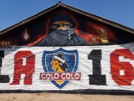 Mural - Graffiti - Pintada - Mural de la Barra: Garra Blanca • Club: Colo-Colo
