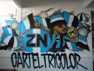 Mural - Graffiti - Pintada - "Cartel Tricolor Zona Norte" Mural de la Barra: Geral do Grêmio • Club: Grêmio