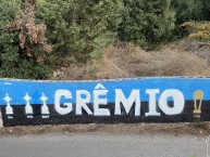Mural - Graffiti - Pintada - "Consulado de Sassari - Italia" Mural de la Barra: Geral do Grêmio • Club: Grêmio