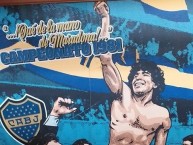 Mural - Graffiti - Pintadas - "Que de la mano,de Maradona..." Mural de la Barra: La 12 • Club: Boca Juniors • País: Argentina
